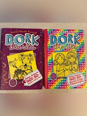 (2/$30) Dork Diaries Kids Hardcover Book Set by Rachel Renée Russell